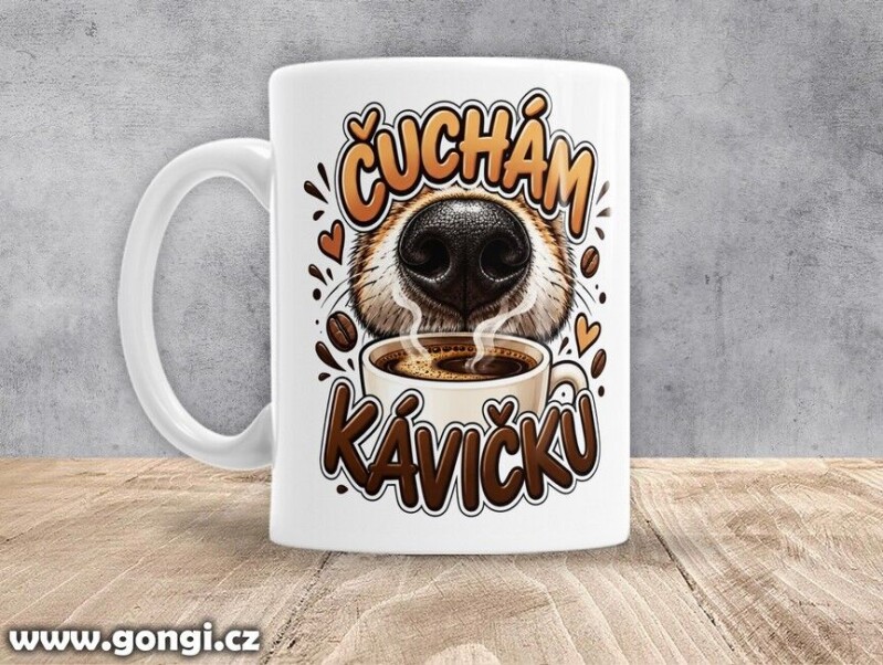 Hrnek - 0190 - Čmuchám kávičku - PES